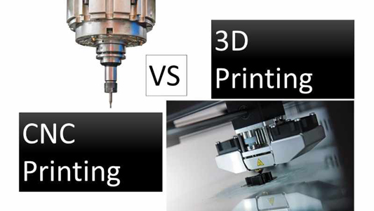 مقایسه دستگاه CNC پنج محوره با پرینتر سه بعدی