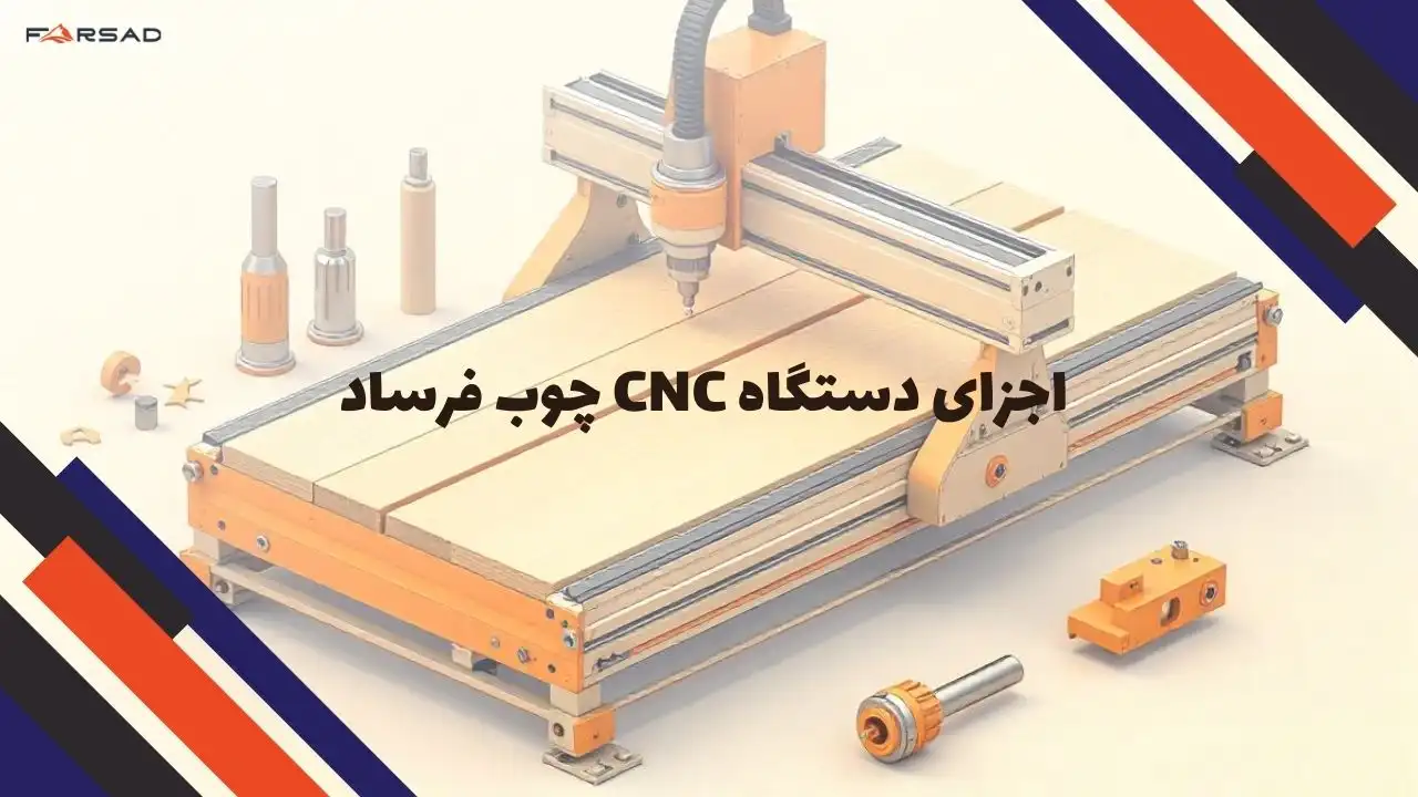 اجزای دستگاه cnc چوب
