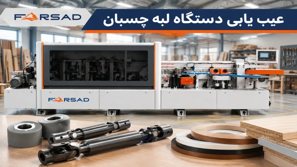 رفع مشکلات رایج و عیب‌ یابی دستگاه لبه چسبان: راهنمای نشانه‌محور