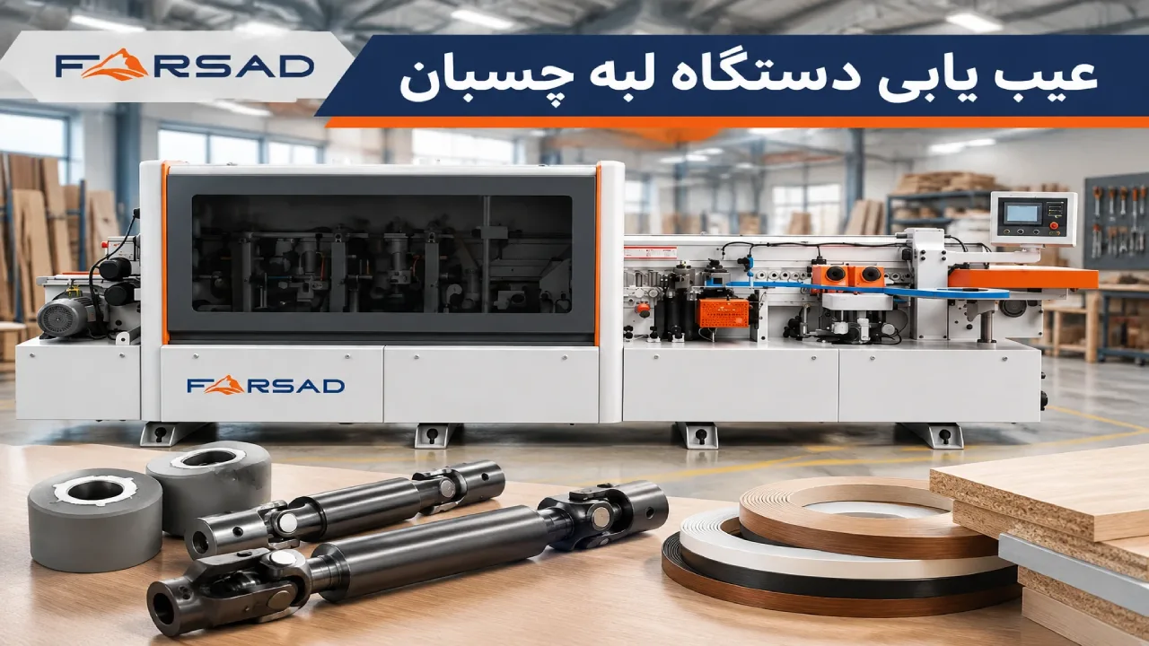 رفع مشکلات رایج و عیب یابی دستگاه لبه چسبان: راهنمای نشانهمحور