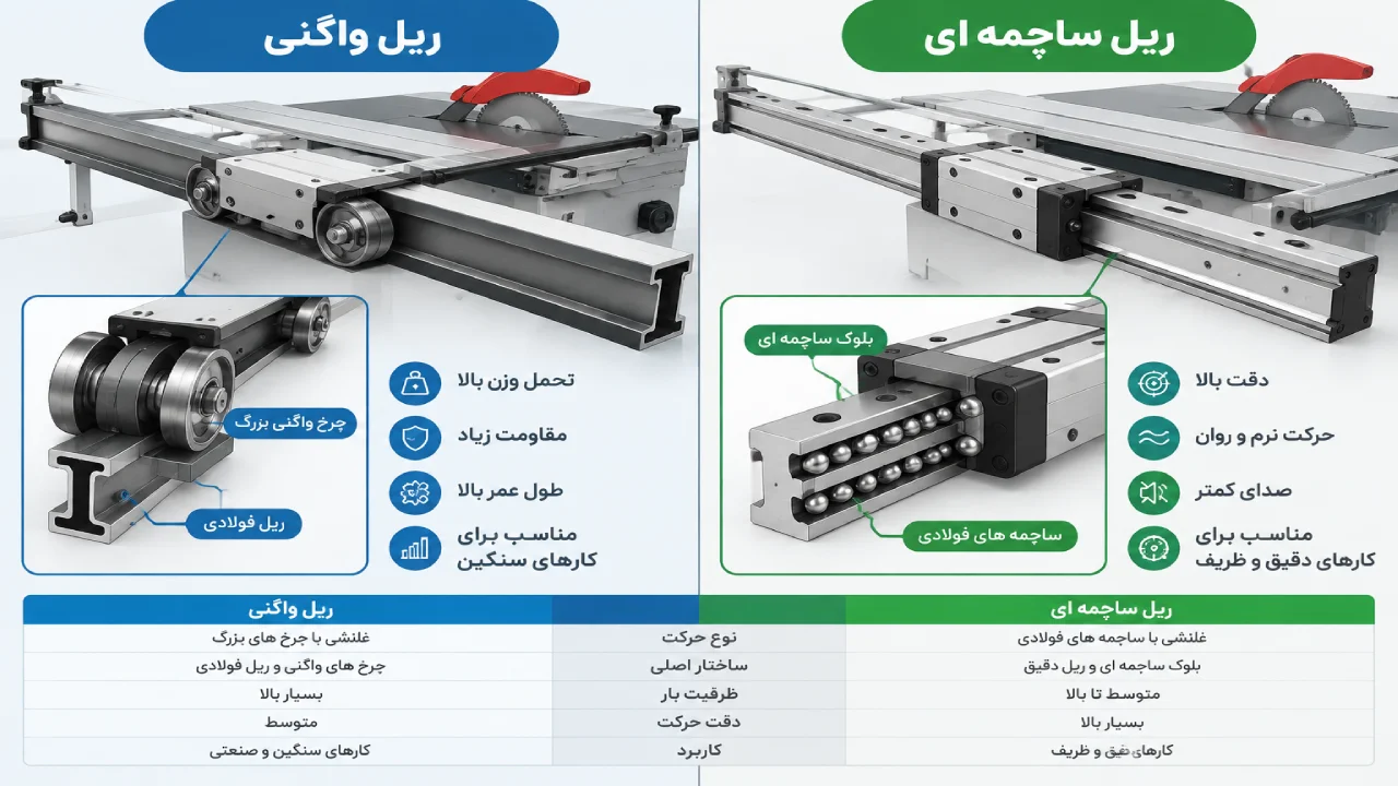 ریل واگنی یا ساچمهای؟